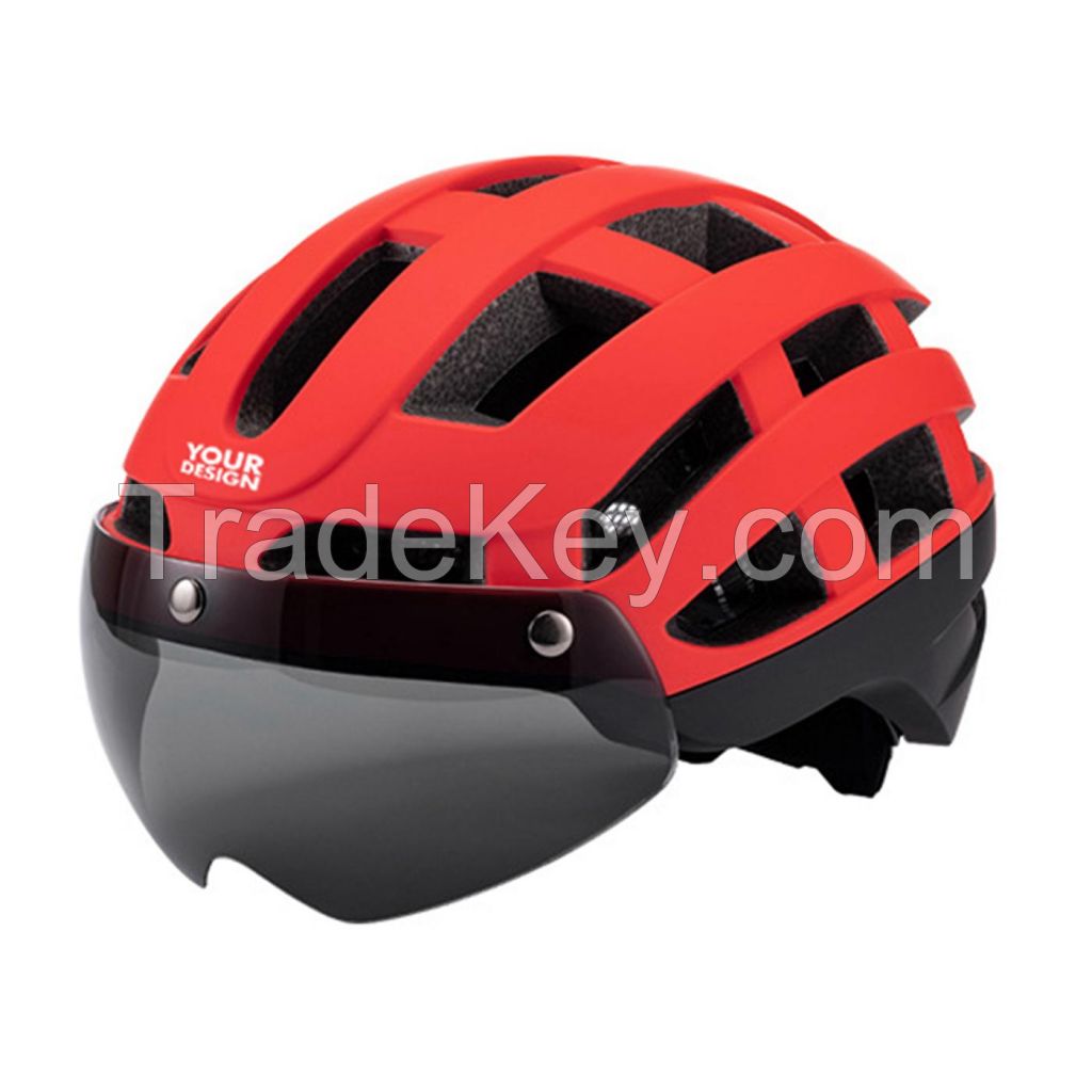 Cycling Helmet With Goggle