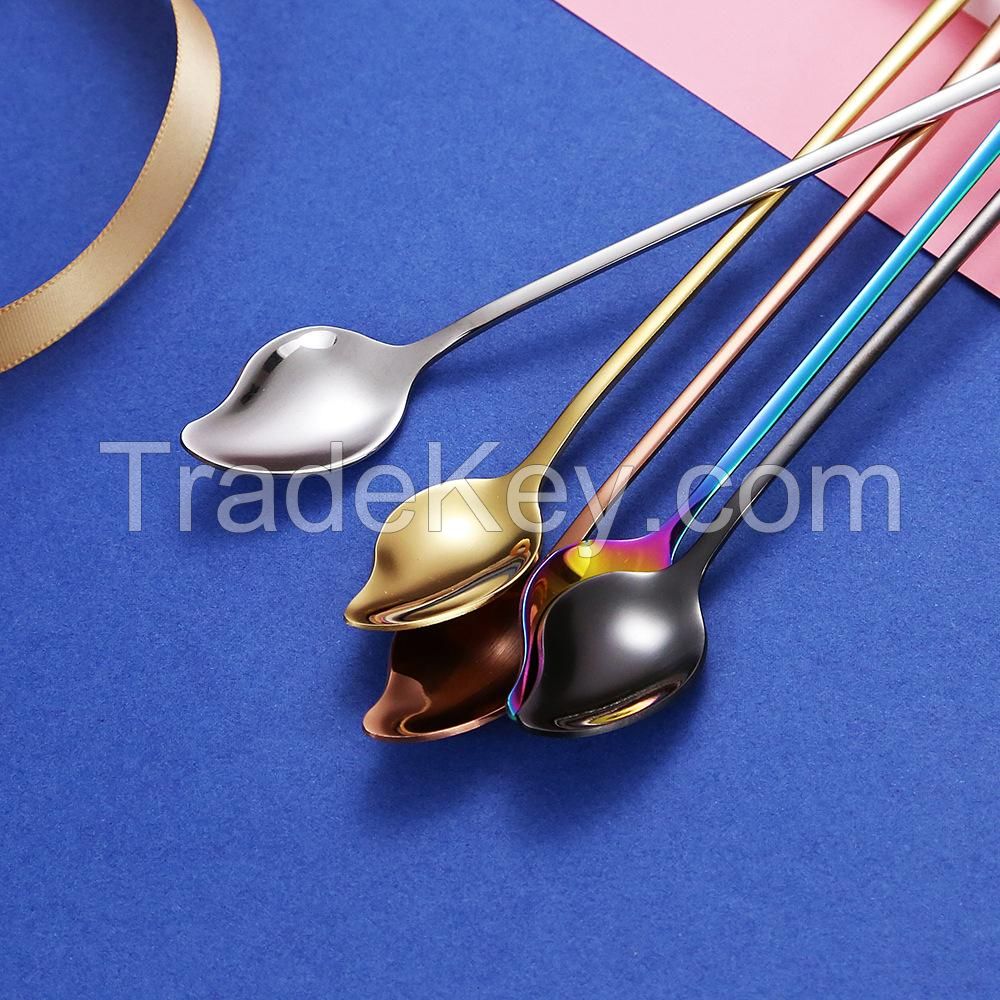 Mango Shaped Stainless Steel Stirring Spoon