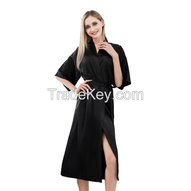 Satin Bathrobe For Women
