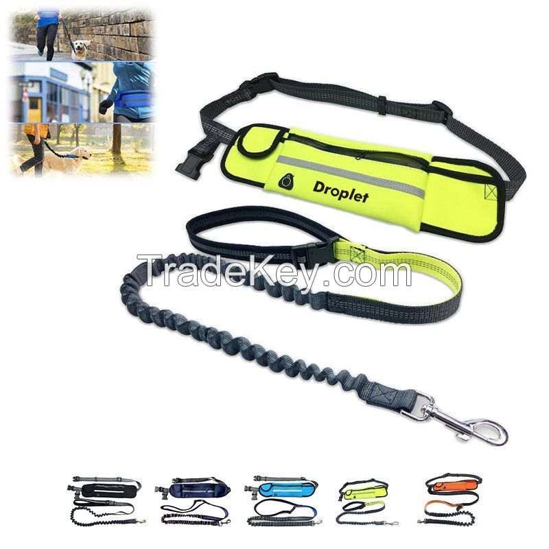 Hands Free Dog Leash With Pouch