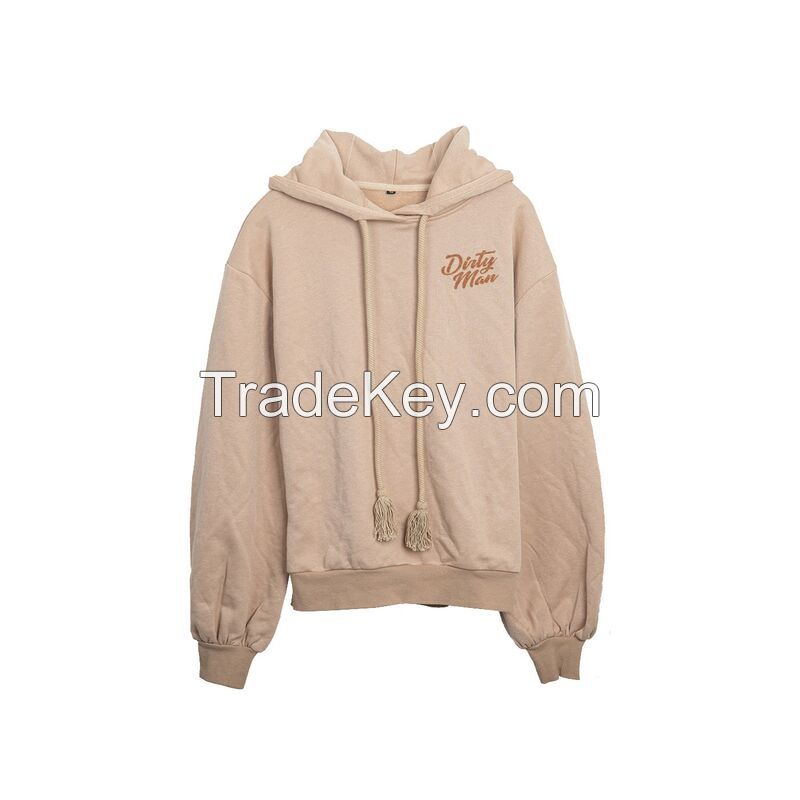 Cotton Pullover Hoodie Sweatshirt