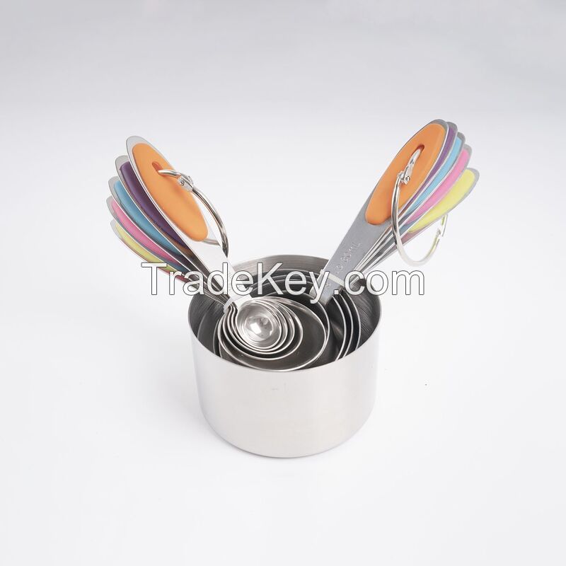 10Pcs Stainless Steel Measuring Spoons Set