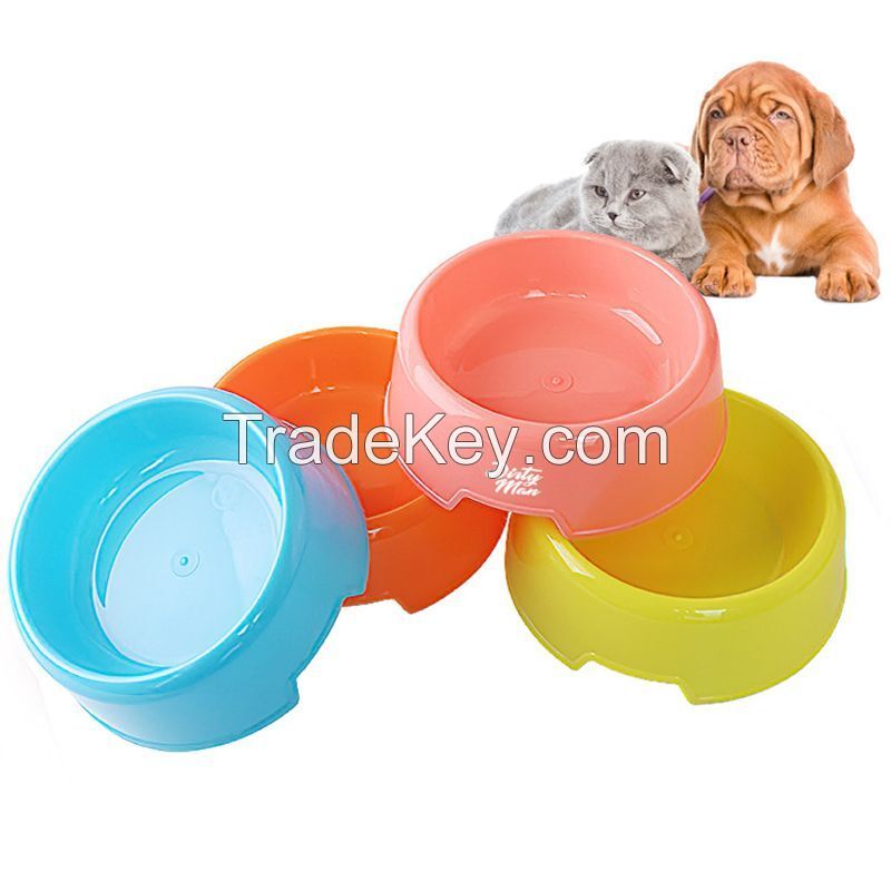Round Plastic Pet Bowl