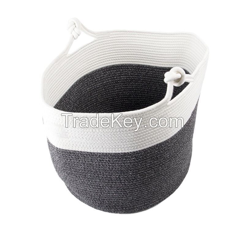 Woven Rope Laundry Hamper