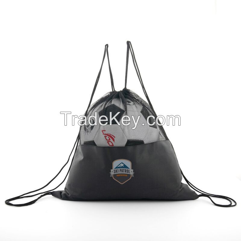 Mesh Drawstring Backpack