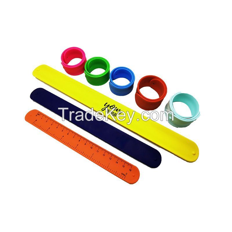 Promotional Customized Silicone Slap Bracelet