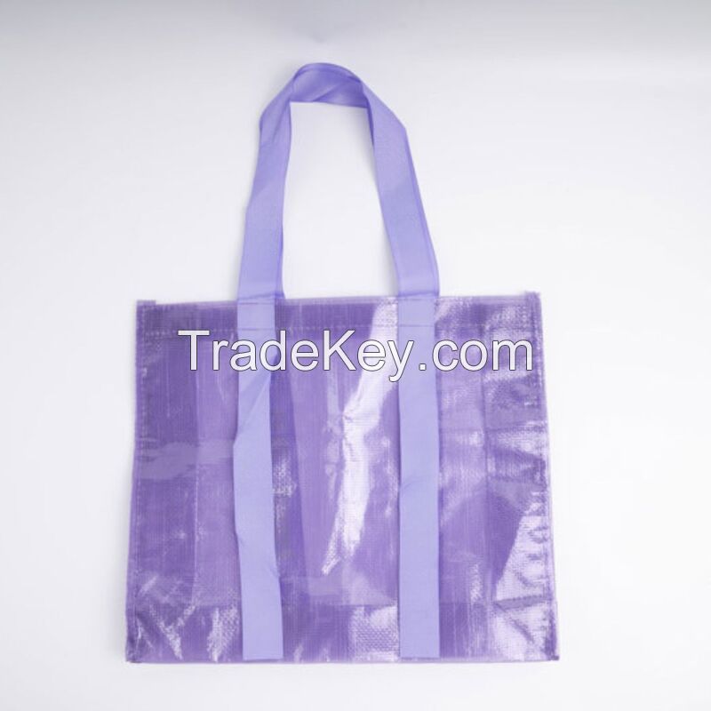 Custom Transparent PP Laminated Tote Bag