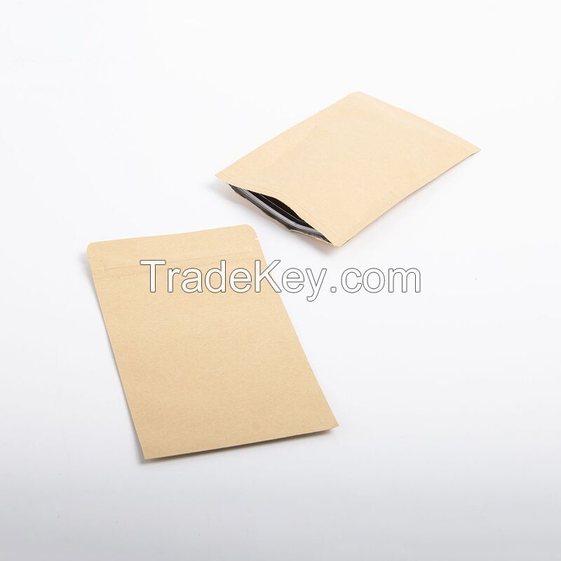 Small Aluminum Foil Ziplock Kraft Paper Bag