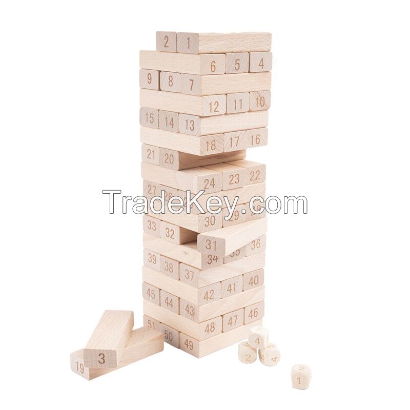 Wooden Tumbling Tower