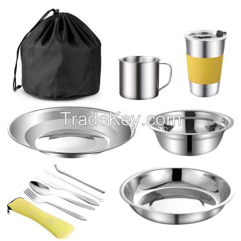Stainless Steel Camping Dish Set