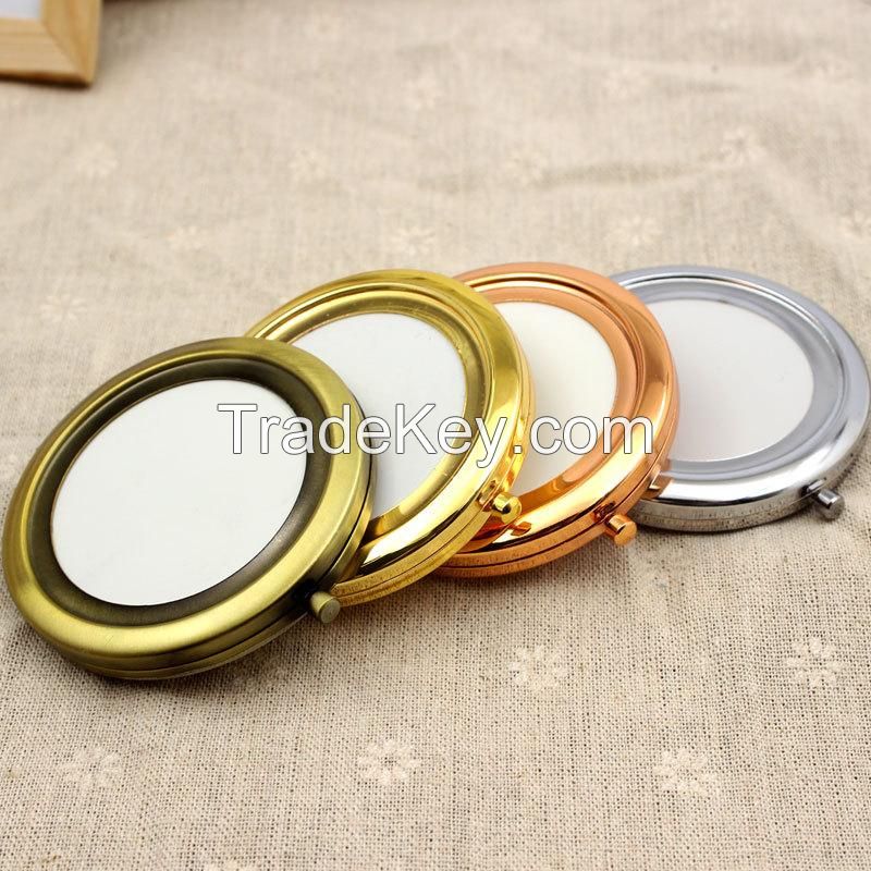 Round Pocket Double-Sided Makeup Mirror