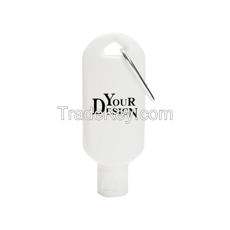 1 oz. Promo Gel Bottle With Carabiner