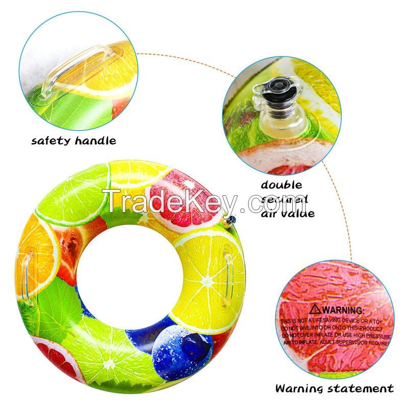 Large Inflatable Swimming Ring With Handle