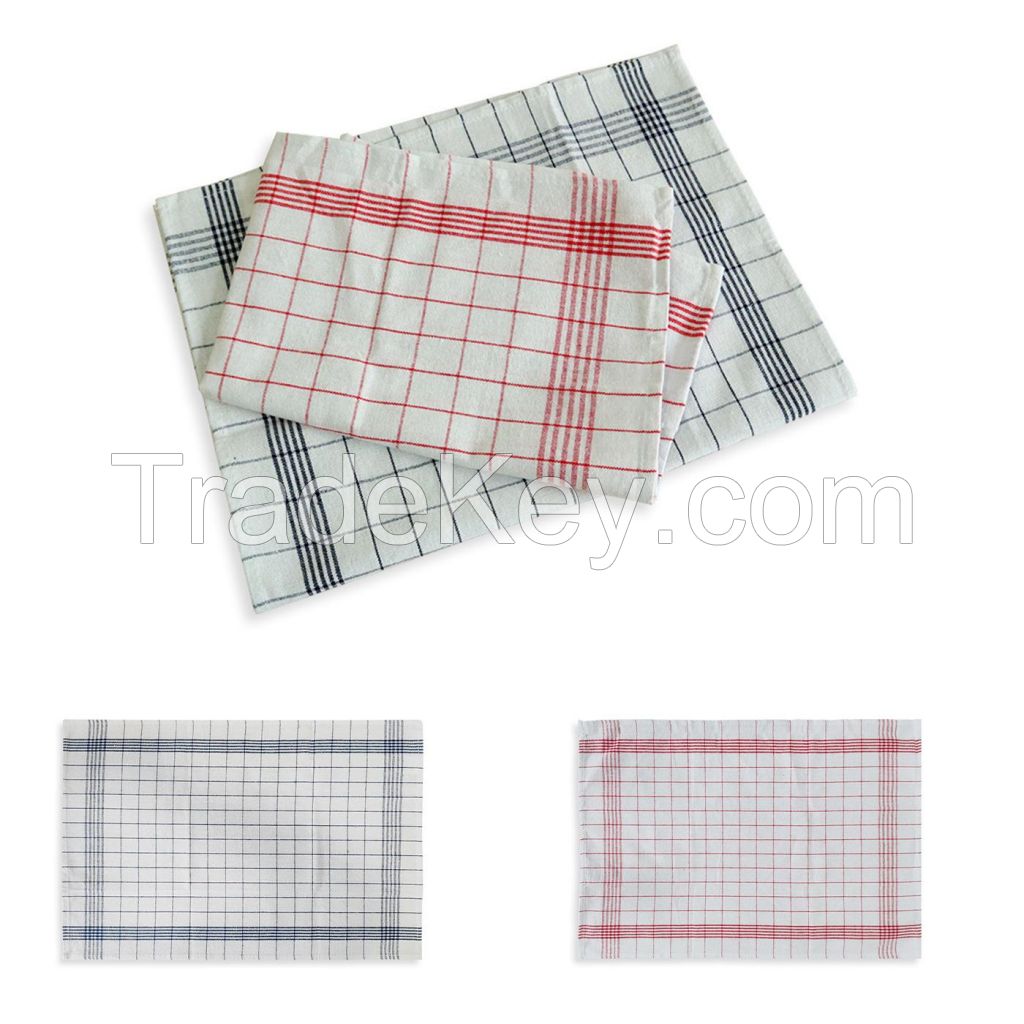 Classic Plaid Check Tea Towel