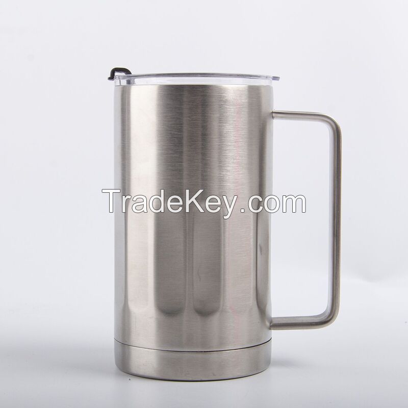 23 oz. Stainless Steel Insulated Beer Mug With Lid