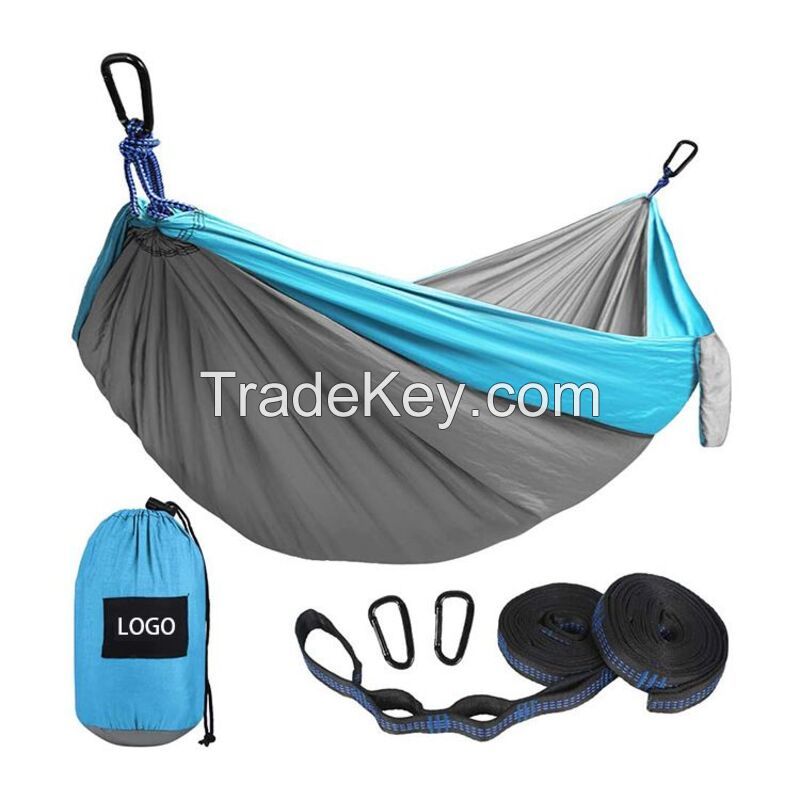 Double Color Matching Portable Camping Hammock