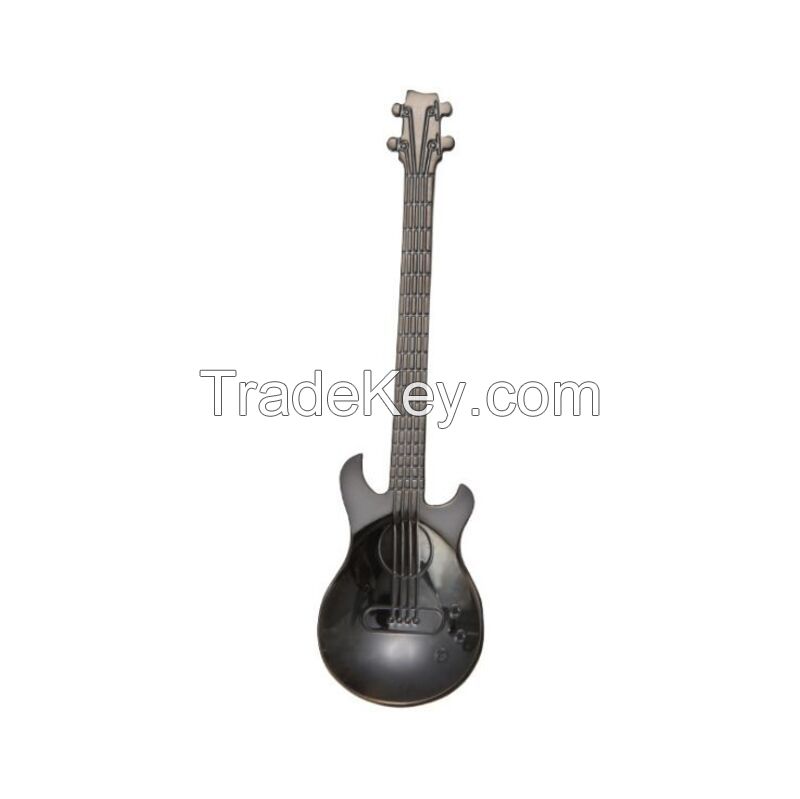 Stainless Steel Creative Guitar Spoon