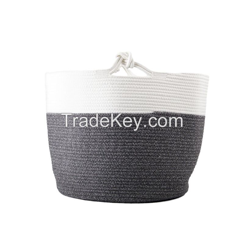 Woven Rope Laundry Hamper