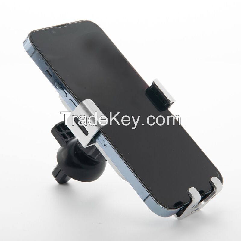 Aluminum Alloy Mirror Car Air Vent Phone Holder