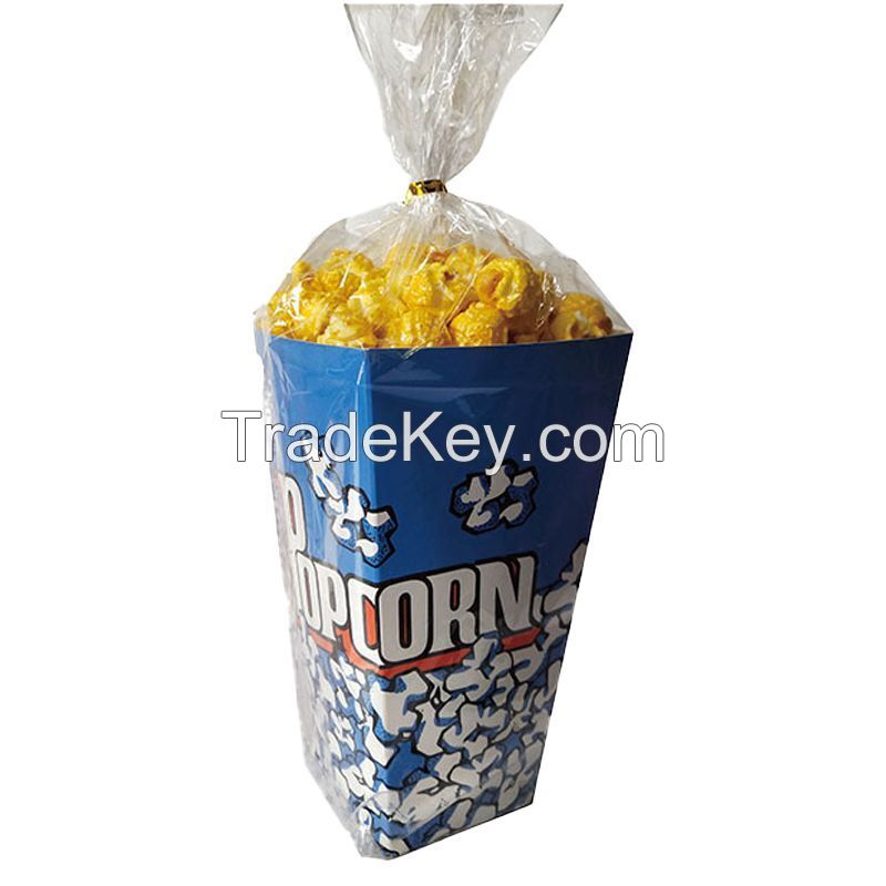 28 oz. Square Paper Popcorn Bucket