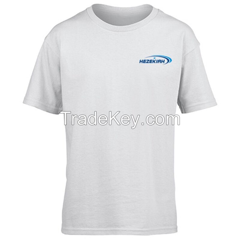 Youth White Short-Sleeved T-shirt