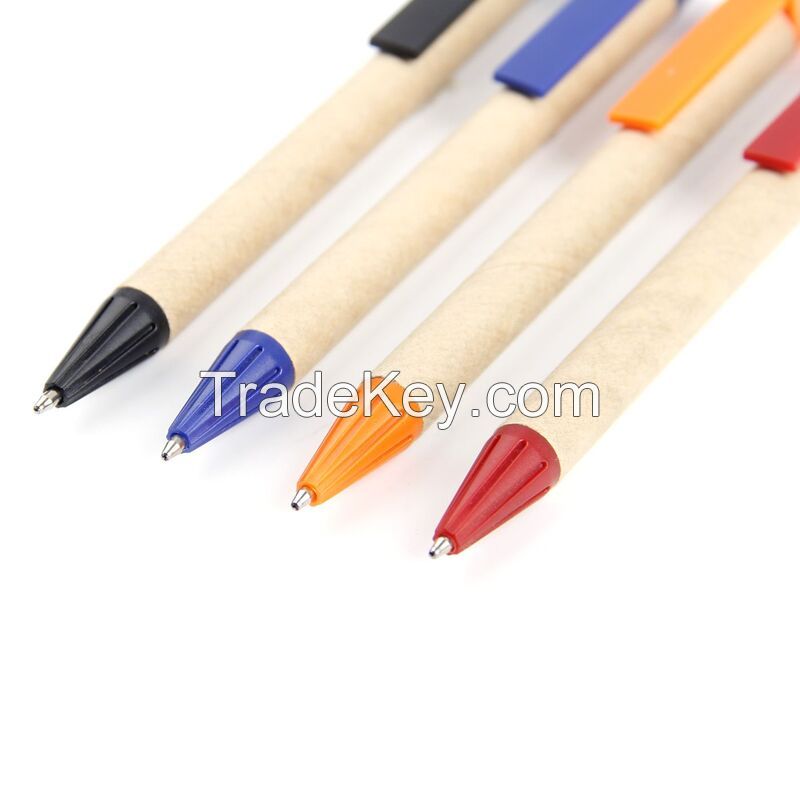 Eco Friendly Retractable Paper Ballpoint Pen