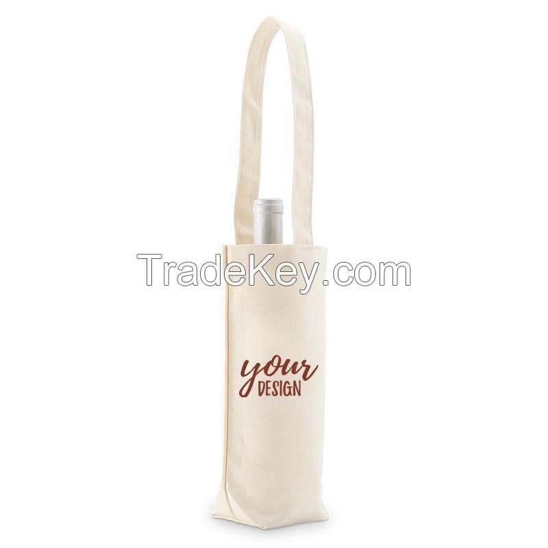 Canvas Wine Tote Bag