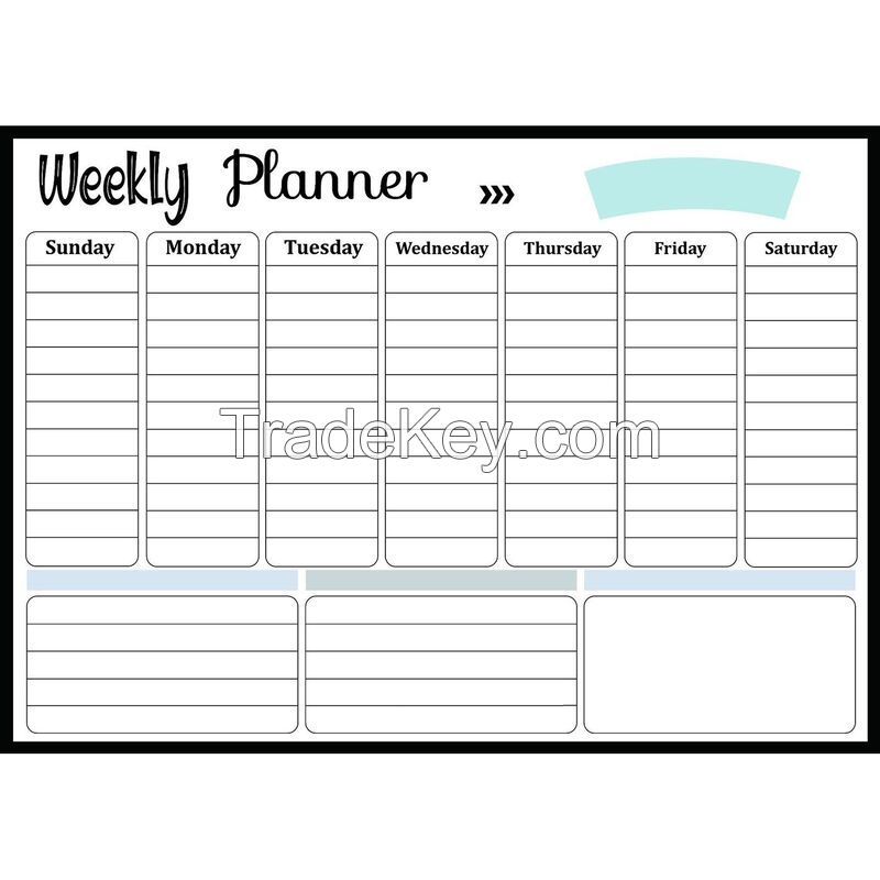 Dry Erase Magnetic Refrigerator Calendar