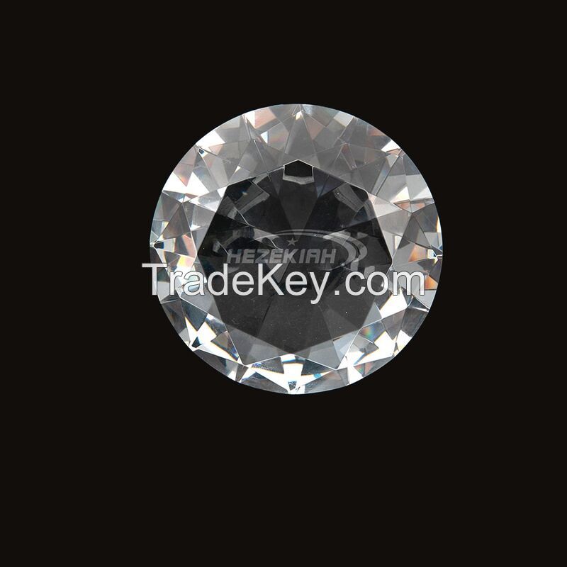 Custom Diamond Shaped Paperweight