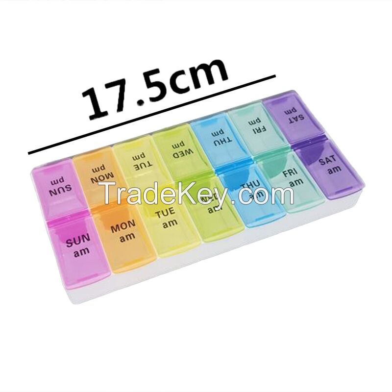 14 Grid Portable Medicine Box