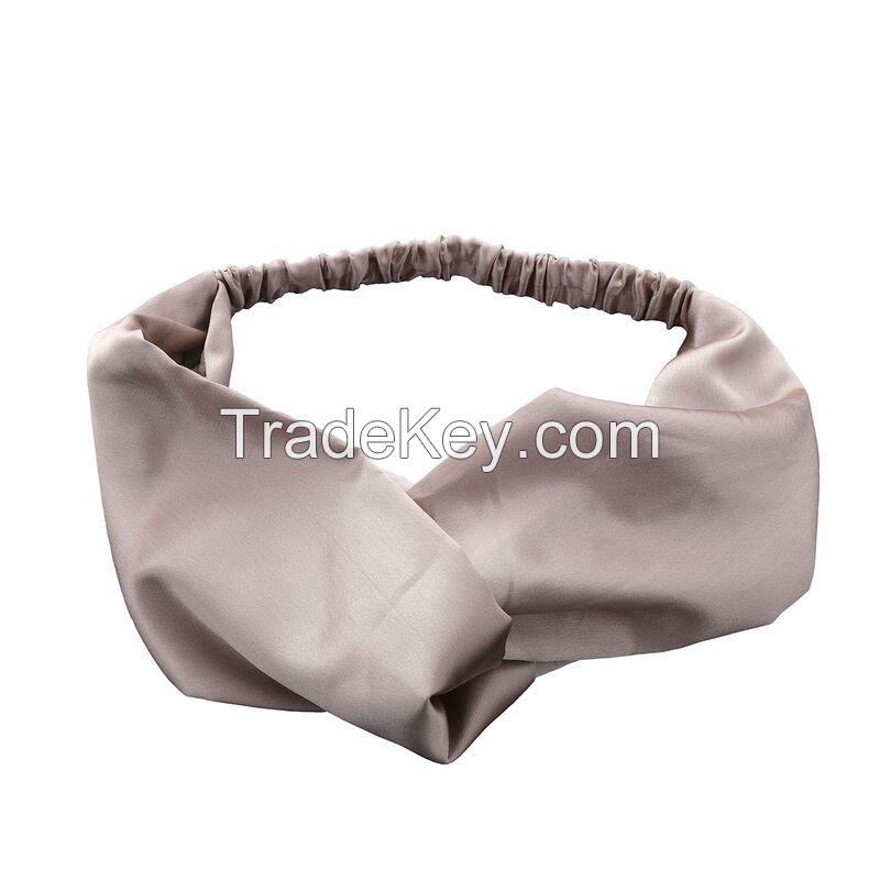 Silk Satin Crisscross Headband