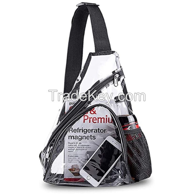 Stadium Approved Clear PVC Sling Bag