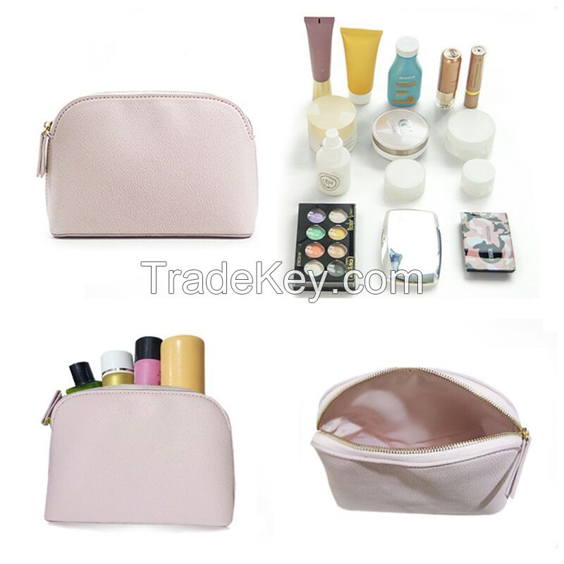 Lightweight Small Leather Cosmetic Bag