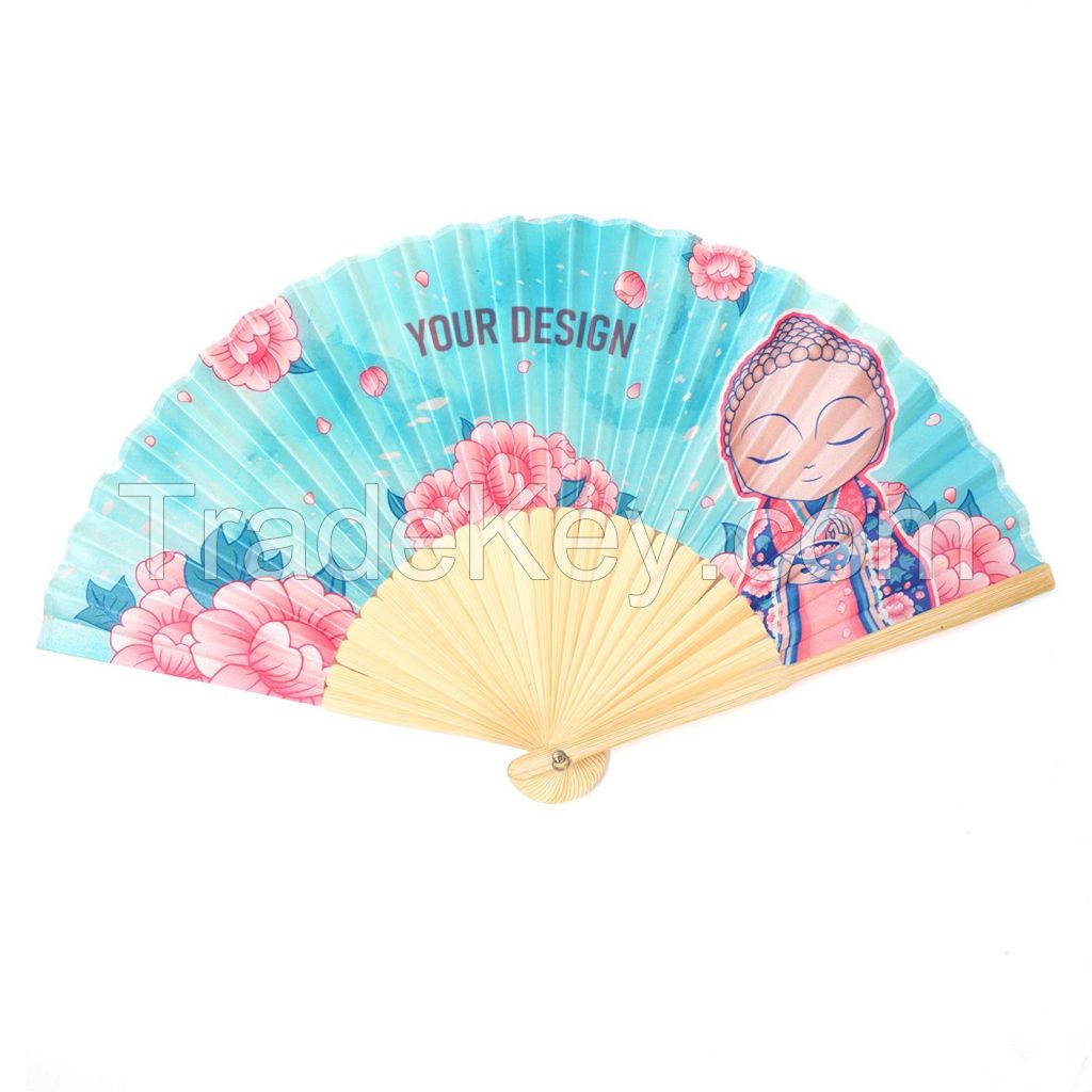 Cloth Bamboo Folding Fan