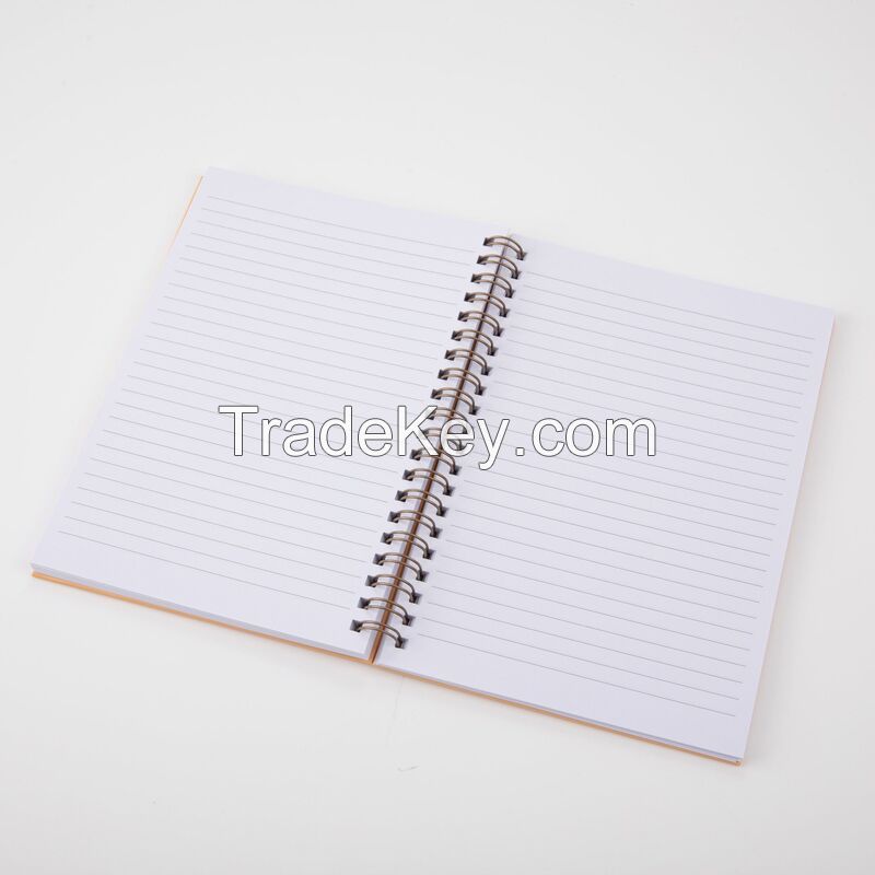 Hardcover Spiral Noteook With Glitter Ballpoint Pen