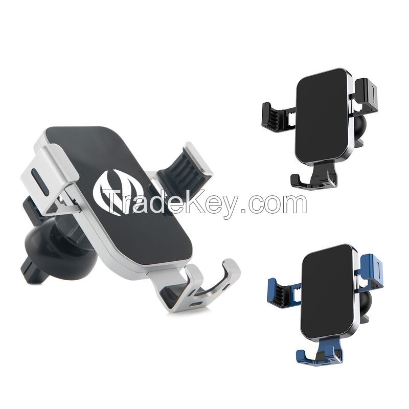 Aluminum Alloy Mirror Car Air Vent Phone Holder