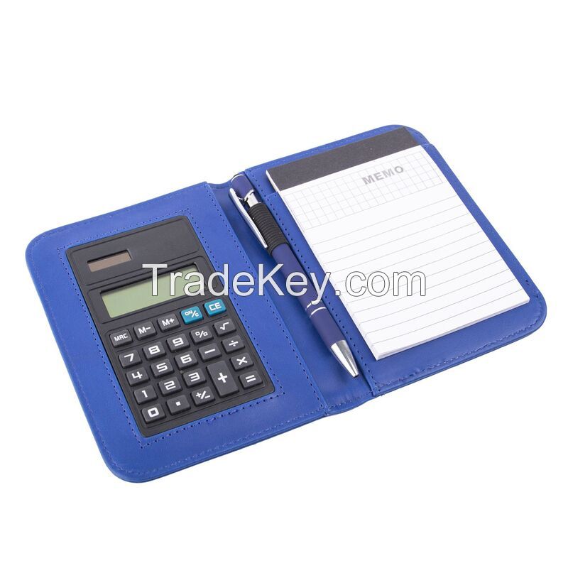 Leather Notebook With Calculator