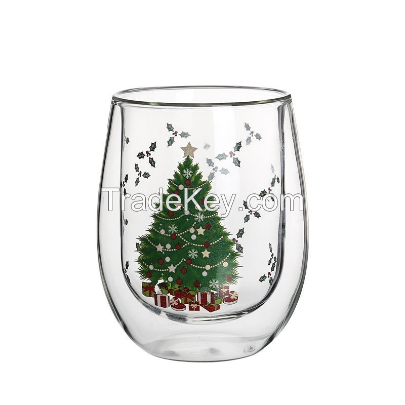 Print Double Layer Glass Tumbler