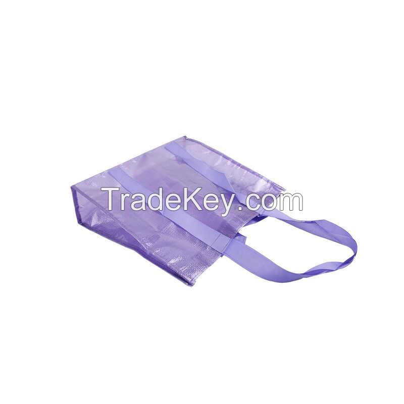 Custom Transparent PP Laminated Tote Bag