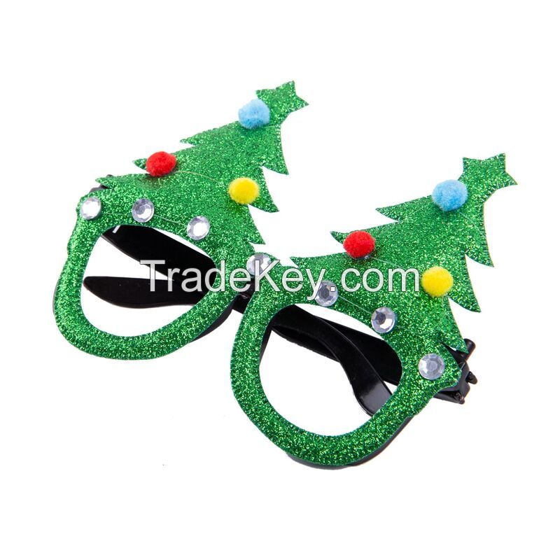 Funny Christmas Party Glasses Frame