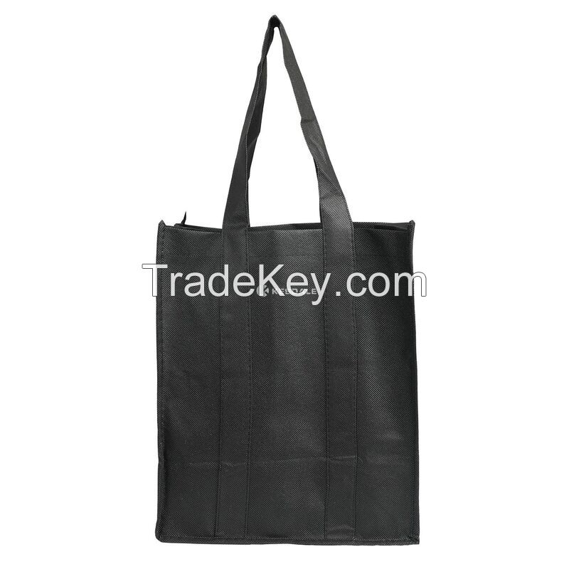Custom Non Woven Six Bottle Wine Bag