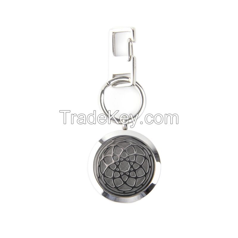 Essential Oil Diffuser Keychain With 10Pcs Refill Pads