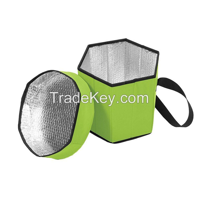 Collapsible Insulated Food Cooler Seat