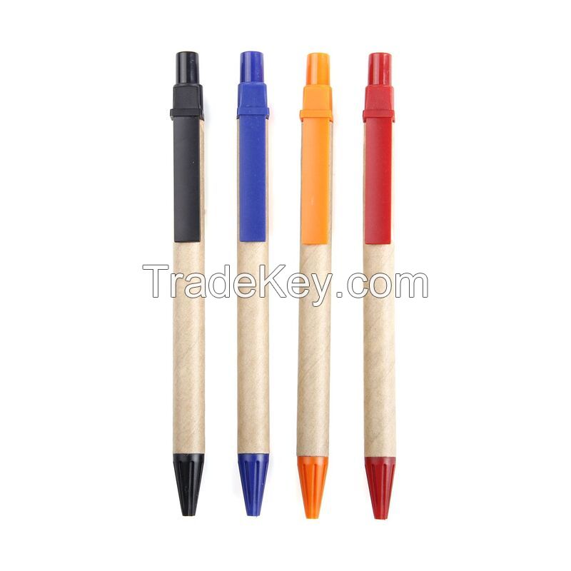 Eco Friendly Retractable Paper Ballpoint Pen