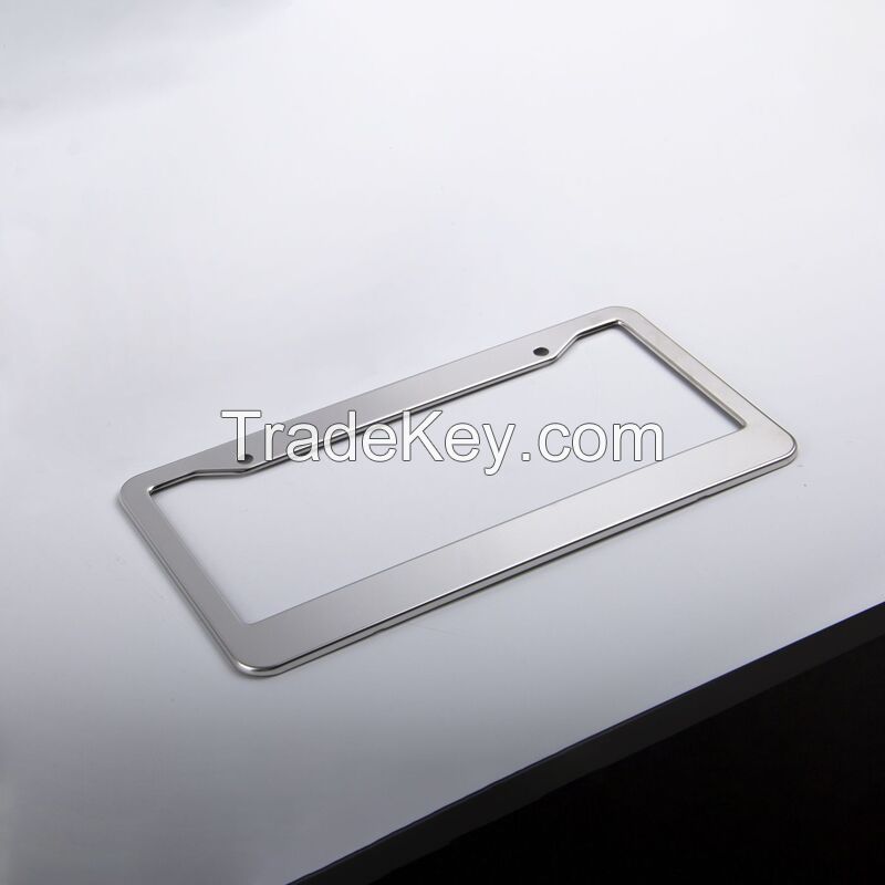 Stainless Steel License Plate Frame