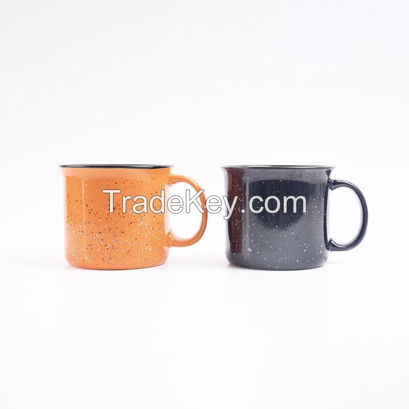 15 oz. Custom Printed Ceramic Campfire Mug