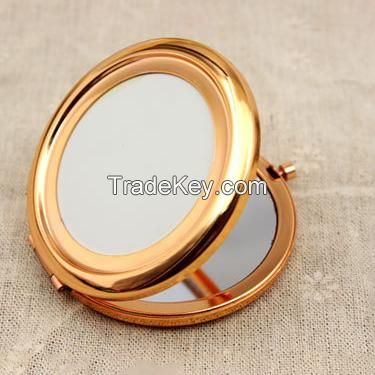 Round Pocket Double-Sided Makeup Mirror