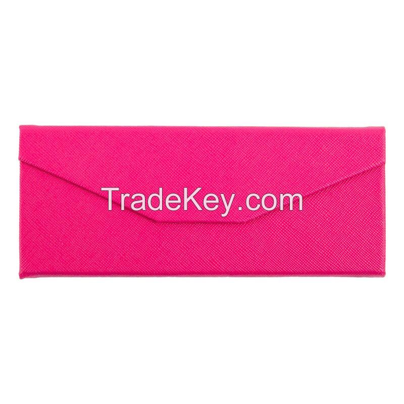 Leather Triangular Folding Glasses Case