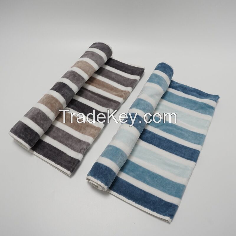 Cotton Cut Striped Towel