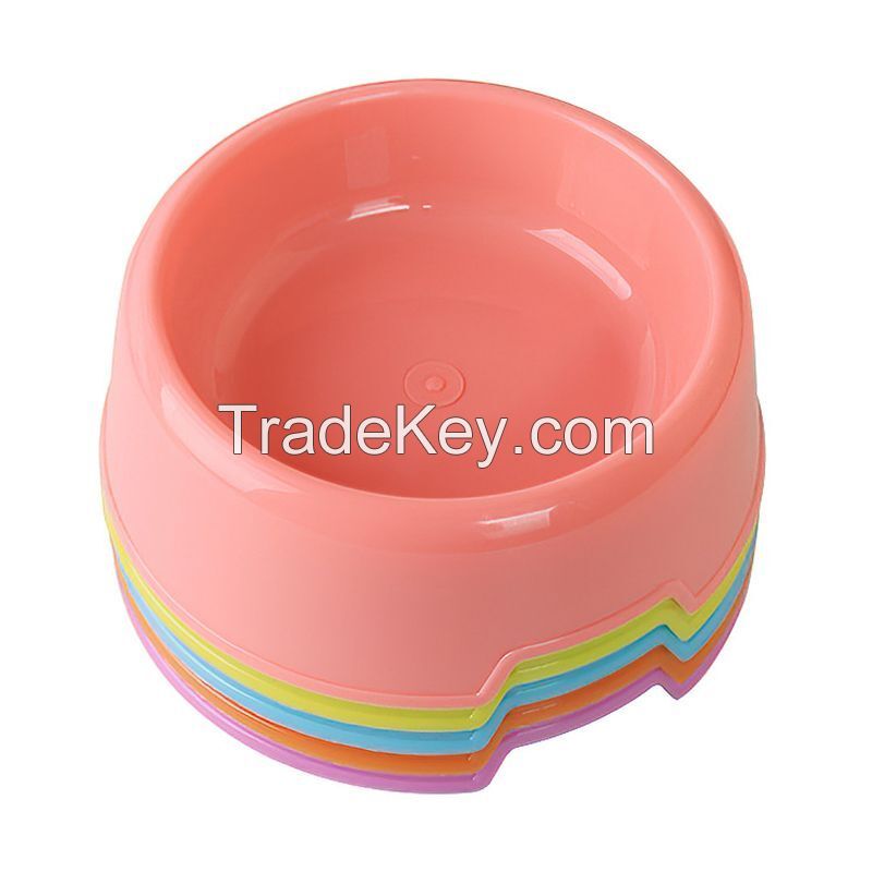 Round Plastic Pet Bowl